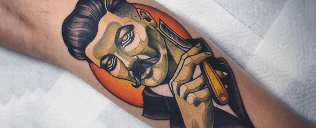 Barber Tattoos For Men