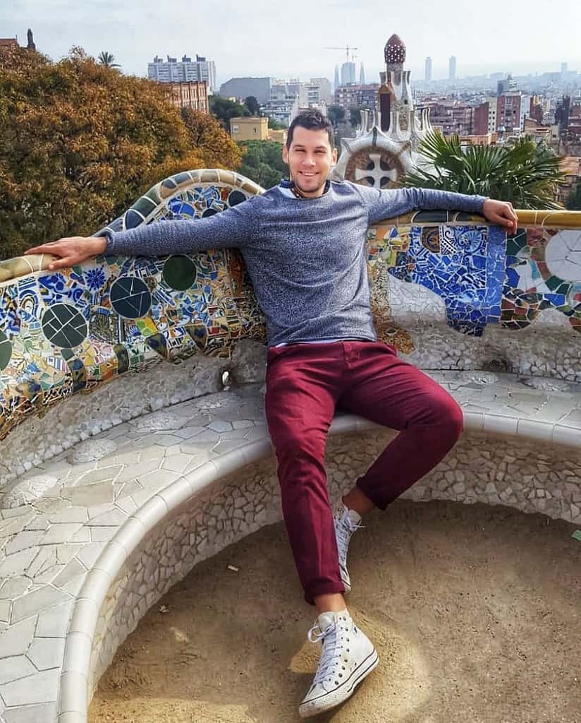 Barcelona Red Pants Mens Wear