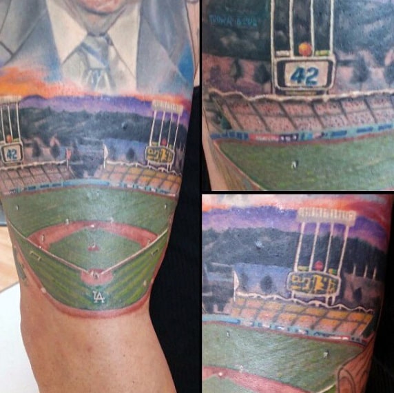 Baseball Player Tattoos For Males