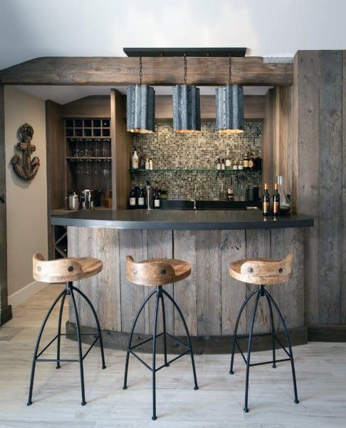Basement Rustic Bar Ideas