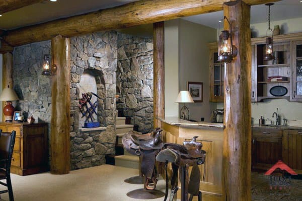 Basement Rustic Idea Inspiration