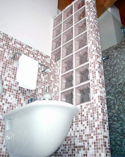 bathroom shower wall divider 