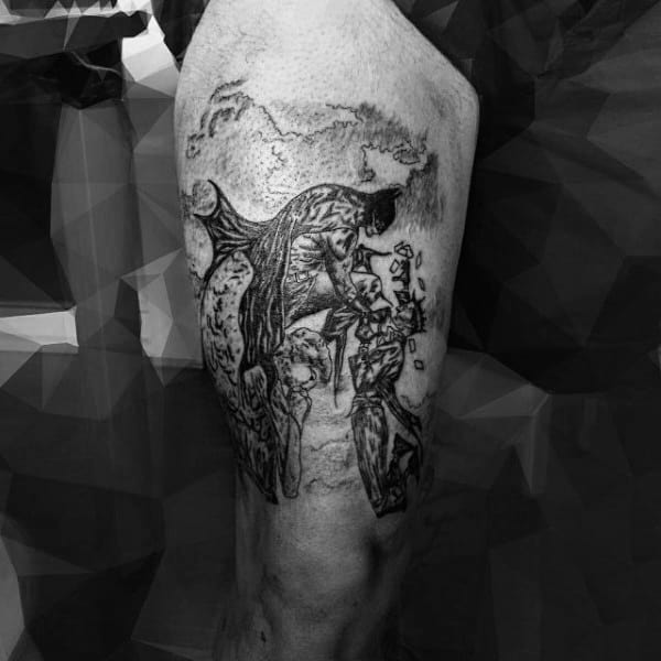 Batman Logo Mens Tattoos