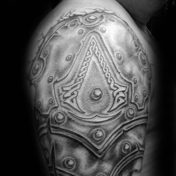 Battle Plate Armor Assassins Creed Guys Arm Tattoos
