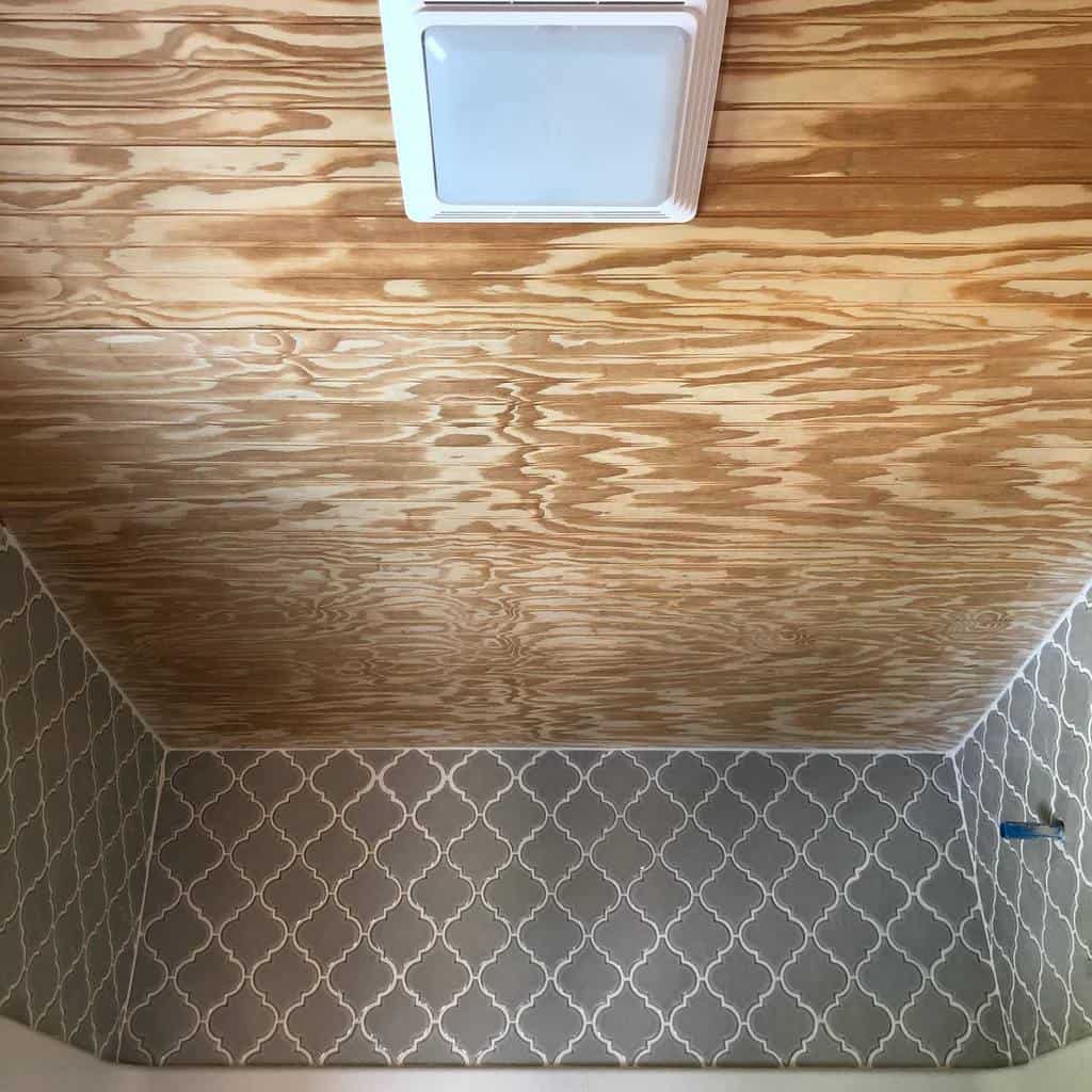 beadboard low basement ceiling