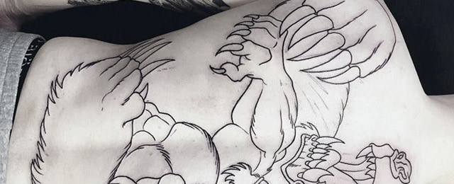 Bear Claw Tattoo Designs For Men