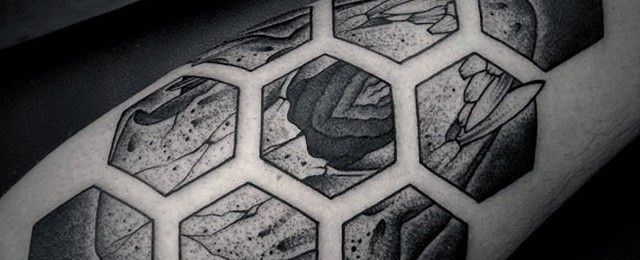 Bear Skull Tattoo Designs For Men