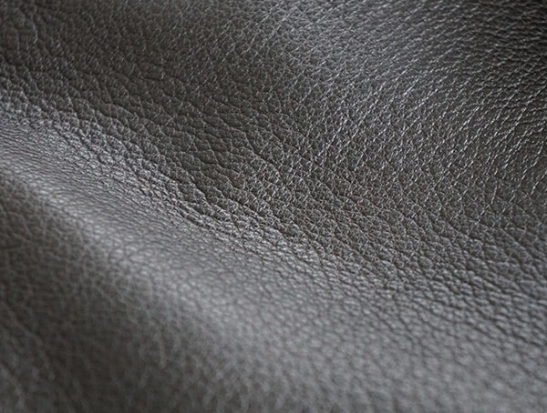 Beautiful Dark Brown Goatskin Leather Up Close Texture Detail