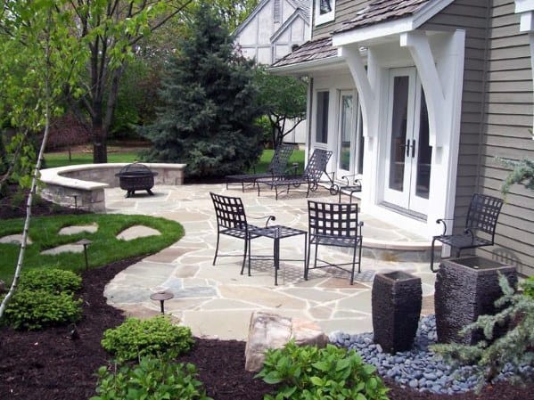Beautiful Design Ideas Flagstone Patio