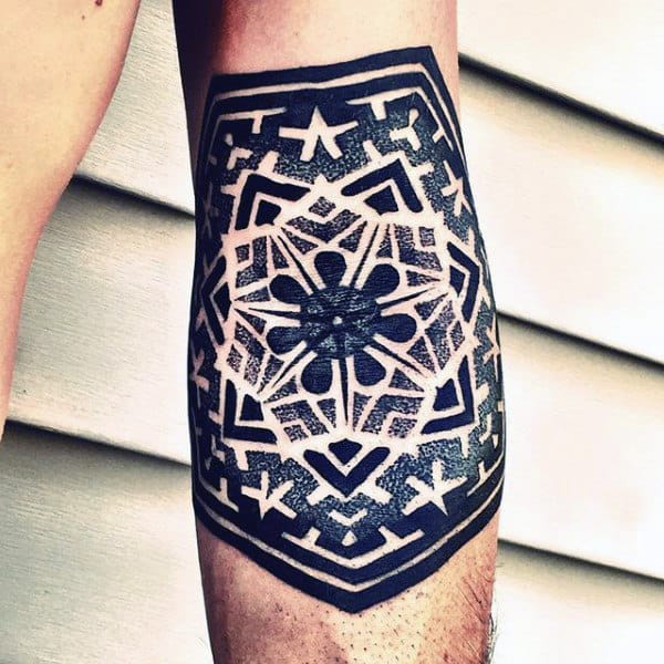Beautiful Pattern Tattoo Male Forearms