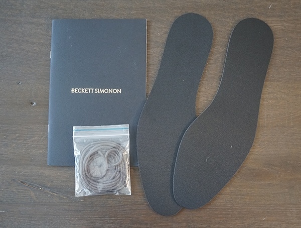 Beckett Simonon Dowler Cap Toe Boots Insoles And Spare Laces