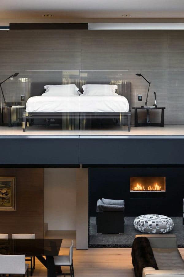 bachelor loft bedroom 