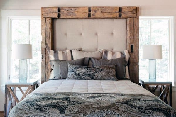 reclaimed wood rustic bedroom