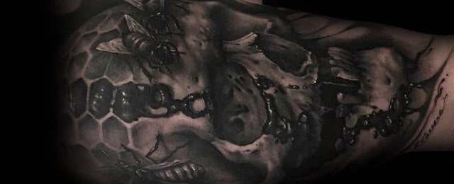 Bee Tattoo Designs For Men