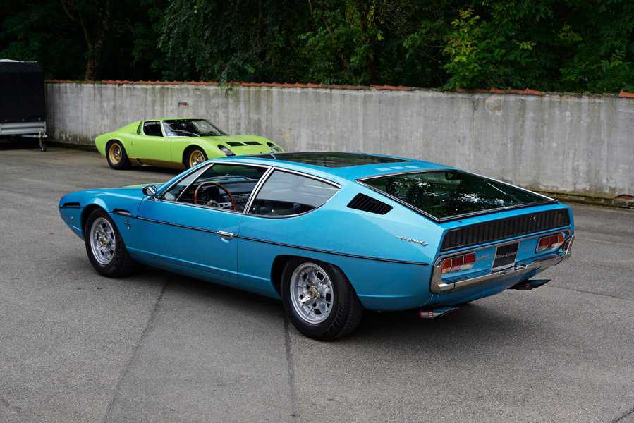 Stuttgart,,Germany,,08/04/2014,,Lamborghini,Espada,With,Miura,Behind