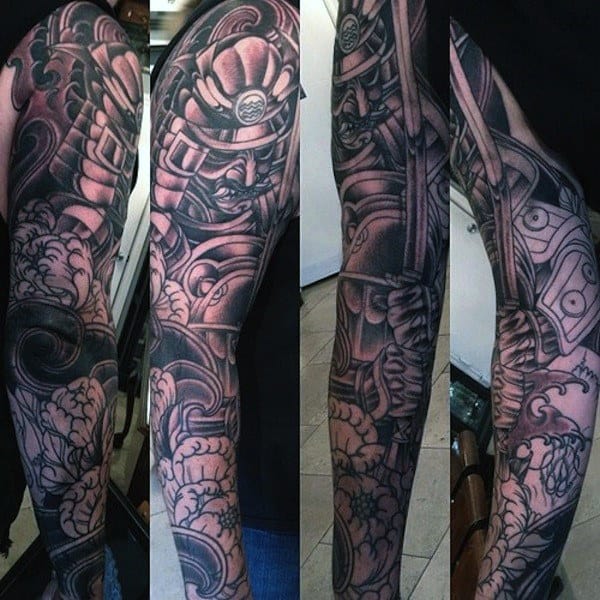 Best Samurai Tattoo Sleeve Ideas For Men