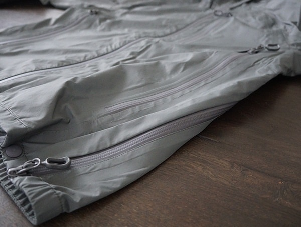 Beyond Clothing K6 Arx Rain Jacket For Men Side Vent Zipper Closed