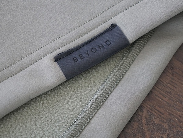 Beyond Clothing Mens Testa Softshell Jacket Brand Detail On Hem