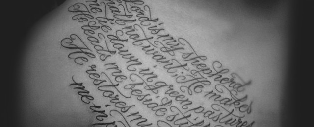 Bible Verse Tattoos For Men