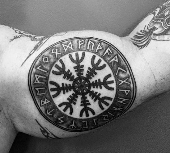 Bicep Rune Male Norse Tattoo Ideas