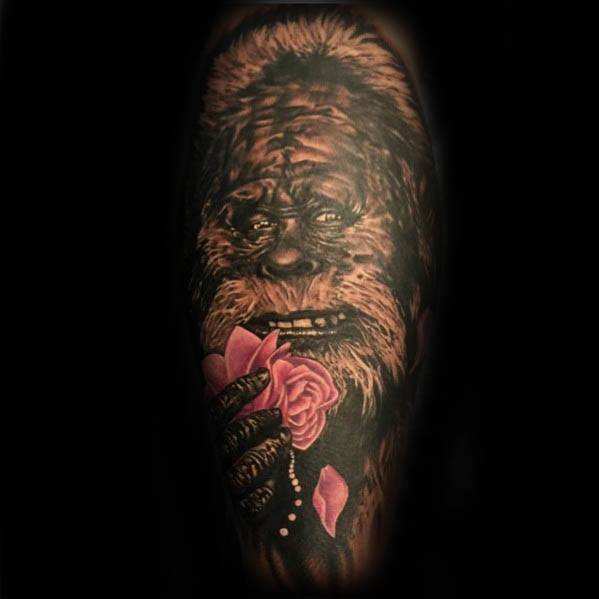 Bigfoot Tattoos For Gentlemen