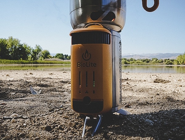 Biolite Campstove 2 With Fire Led Display Lights