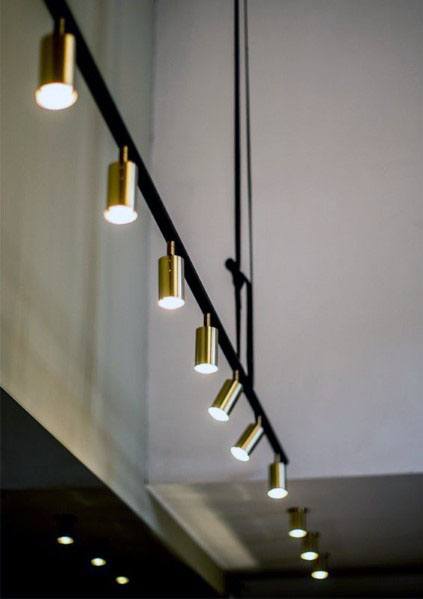 Black And Brass Designs Track Lighting