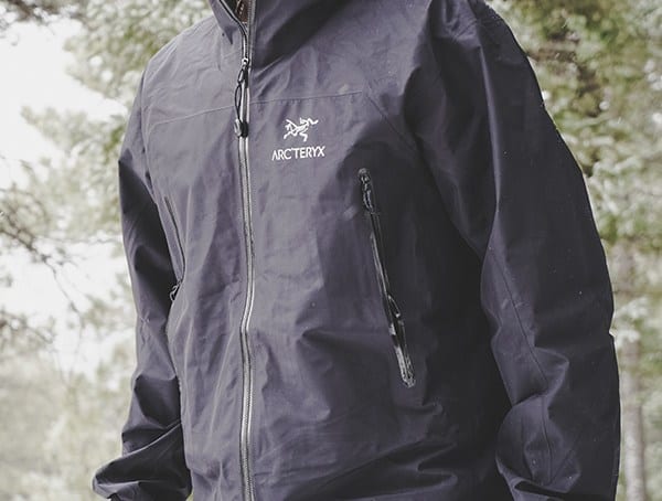 Black Arcteryx Zeta Lt Mens Waterproof Jacket Review