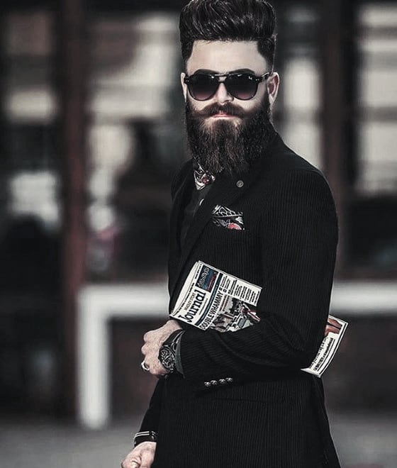 Black Beard Mens Classy Style Ideas