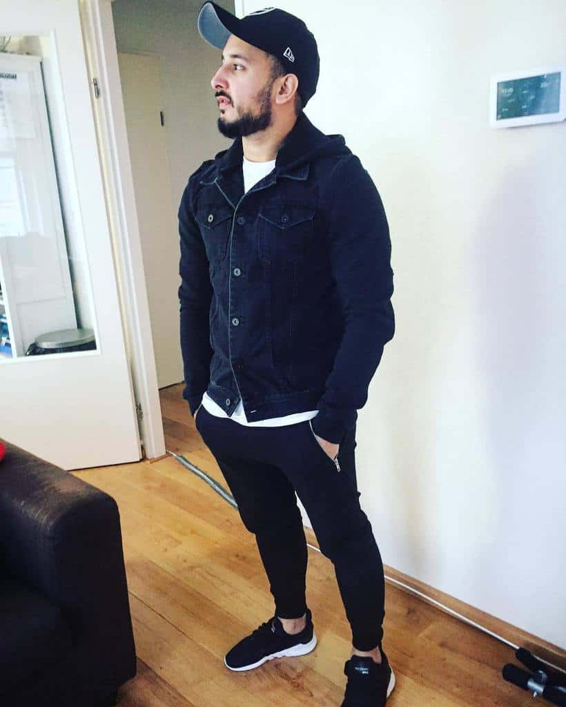 Black Denim Jacket Outfit