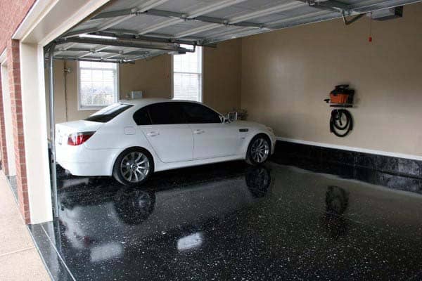 Black Epoxy Paint Garage Flooring Ideas