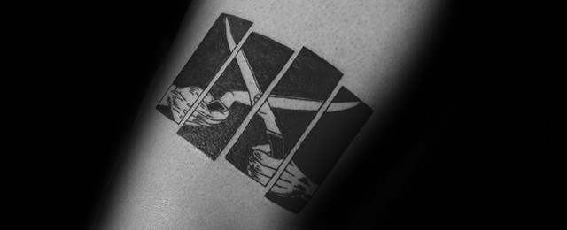 Black Flag Tattoo Designs For Men