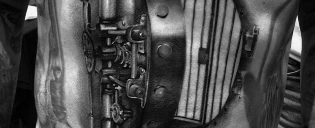 Black Ink Tattoo Designs For Men