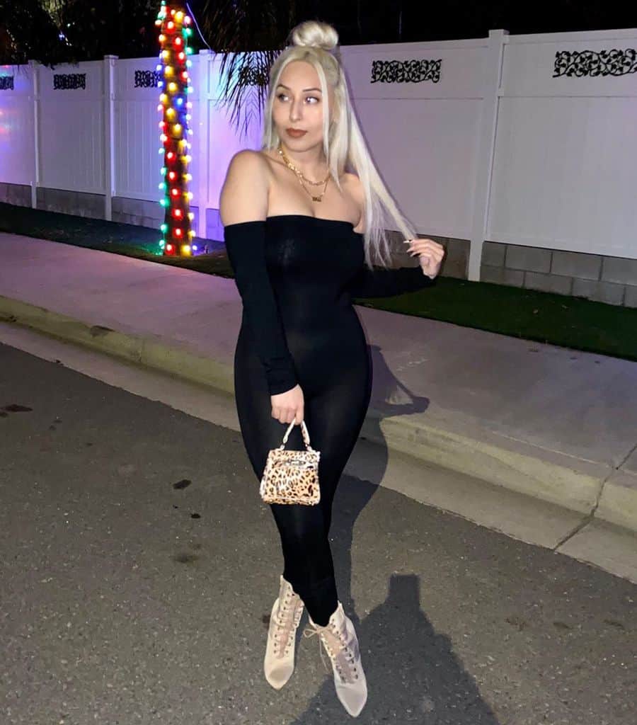 Black Jump Suit Club Outfit