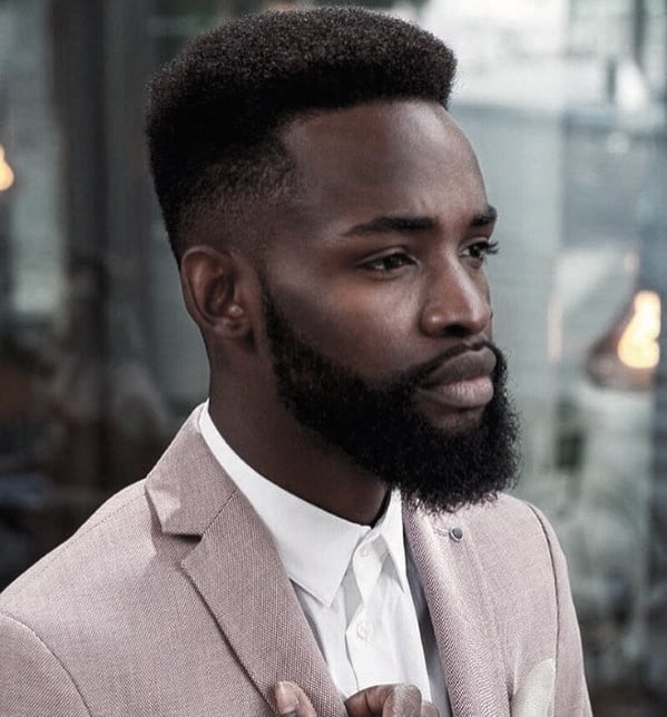 Black Male With Medium And Short Beard Style