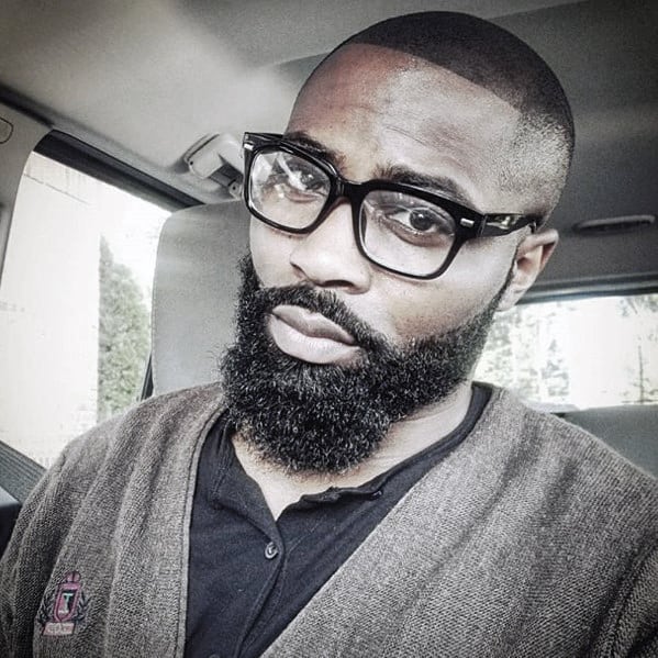 Black Men Beard Style Ideas With Medium Length