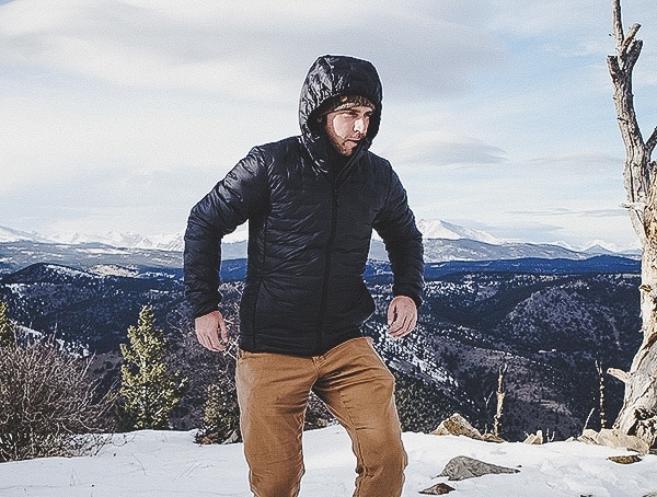 Black Mens Adidas Lite Down Hoddie Review