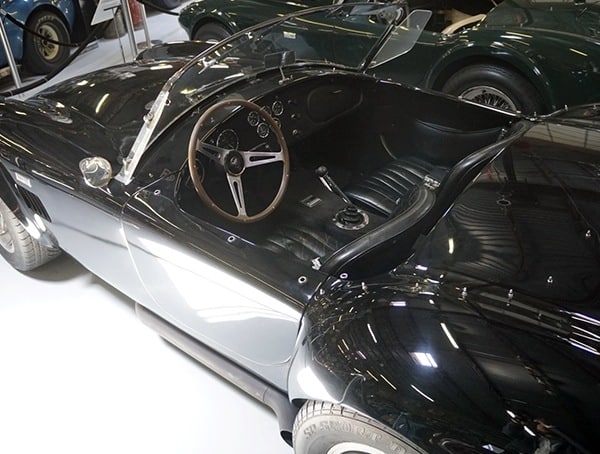 Black Shelby Cobra Interior
