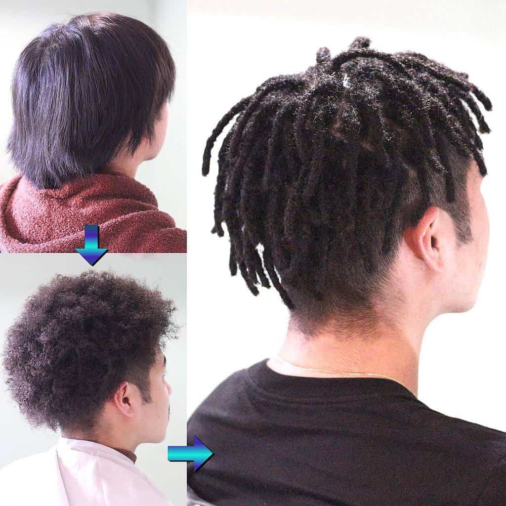 Black Short Dread Hair Cut
