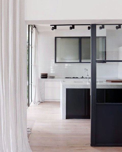 Black Track Lighting Ideas For Kitchen