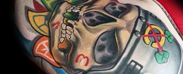 Blackhawks Tattoo Designs For Men