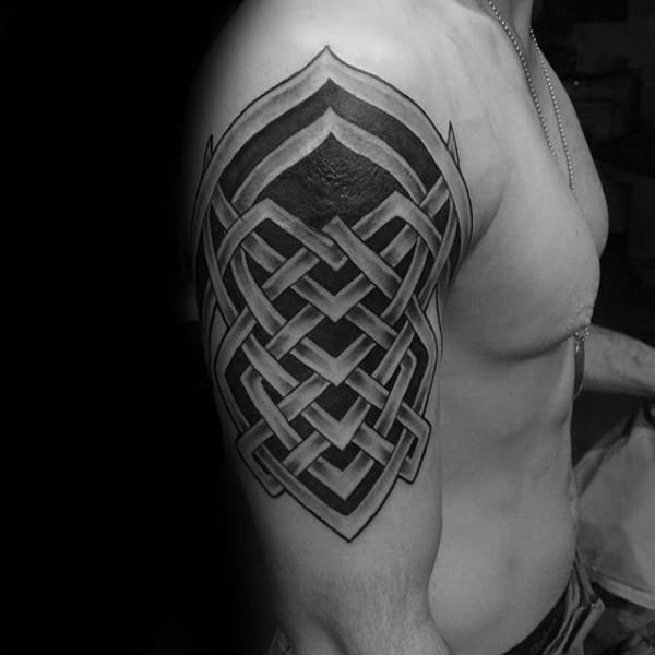 Blackwork Guys Awesome Tattoo Design Of Celtic Knots