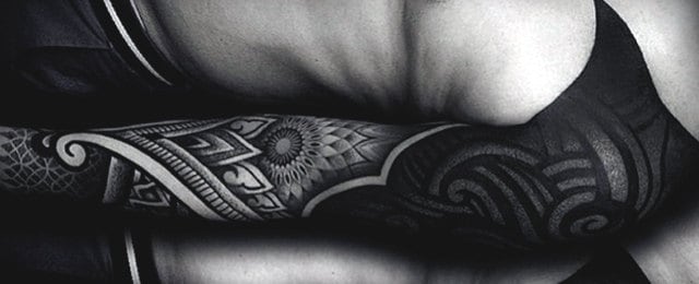 Blackwork Tattoo Designs For Men