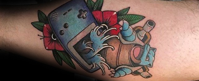 Blastoise Tattoo Designs For Men