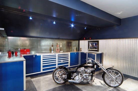 Blue Led Lights Garage Ceiling Ideas