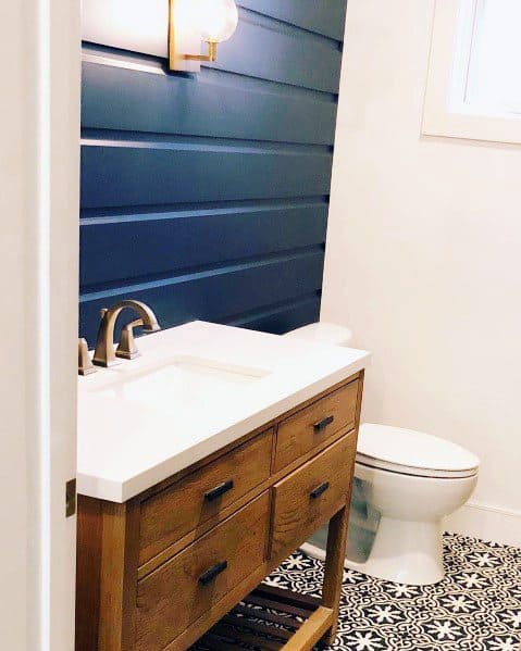 corrugated shiplap wall