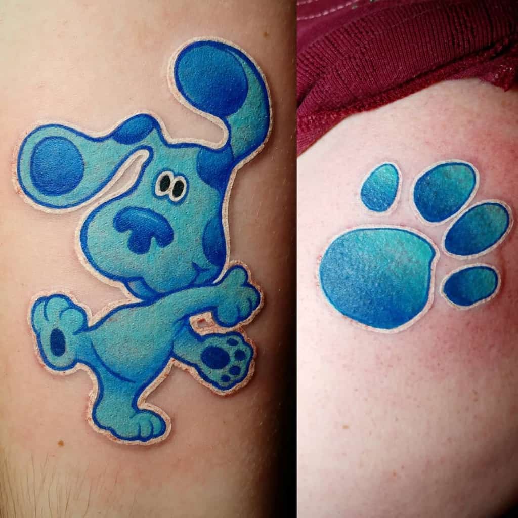 bluesclues-paw-print-mother-daughter-tattoo-damn_fine_tattoos