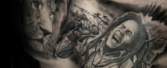 Bob Marley Tattoos For Men
