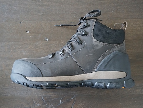 Bogs Foundation Mid Leather Composite Toe Boots Side View