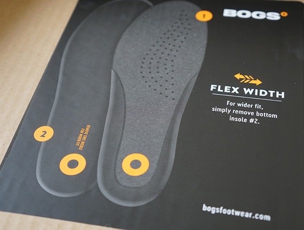 Bogs Foundation Mid Leather Waterproof Work Boots Insole Flex Width